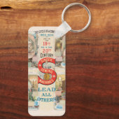 Singer naaimachine advertentie Sleutelhanger (Achterkant)