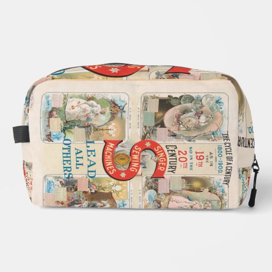  Singer naaimachine advertentie Toilettasje (Voorkant)