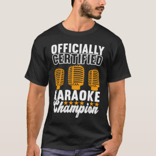 Singer Outfit Karaoke Champion T-shirt