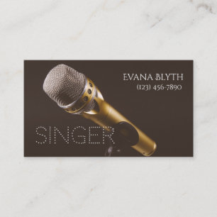 Singer, Performer, Vocalist, muziek Visitekaartje