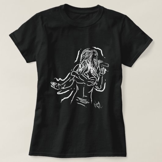 Singer T-shirt (Design voorkant)