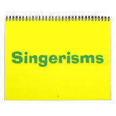 Singerismen Kalender (Hoes)