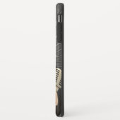 Singers Retro Microphone en Vinyl 45 Case-Mate iPhone Case (Achterkant/links)