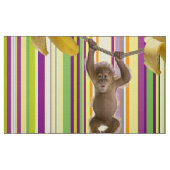 Singes Bananes Tissu coloré (Fat Quarter)
