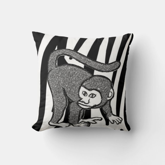 singes coussin (Recto)