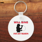 SINGGIRL SLEUTELHANGER (Voorkant)