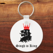 Singh is koning sleutelhanger (Voorkant)