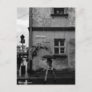 Singin' dans la carte postale de la pluie, avec Ci