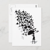 Singin in' in de regen briefkaart (Voorkant / Achterkant)