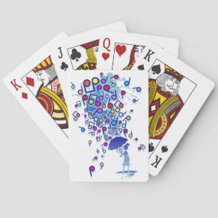 Singin in' in de regen speelkaarten