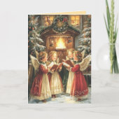 Singing Angels Holiday Kaart (Voorkant)