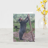 Singing Bubu Notecard Kaart (Gele Bloem)