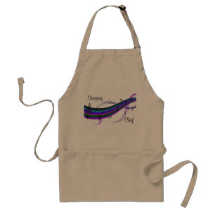Singing Chef Muzieknoten Apron Standaard Schort