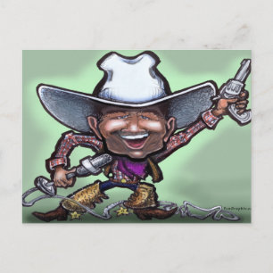 Singing Cowboy Briefkaart