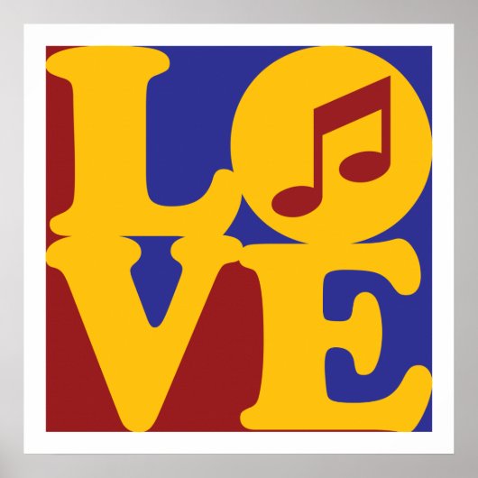 Singing Love Poster (Voorkant)