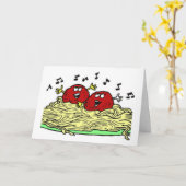 "SINGING MEATBALL" ALLEEN VOOR "JE" VERJAARDAG KAART (Gele Bloem)