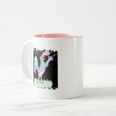 Singing Rooster Tweekleurige Koffiemok (Voorkant links)