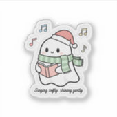 Singing Softly Shining Gently Sticker | Cute Ghost (Devant)