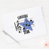 Singing Star Sticker (Envelop)