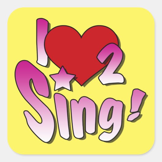 Singing Sticker (Voorkant)