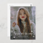 Single All Way, fille ou gars Carte Vacances (Devant / Derrière)