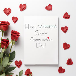 Single Appreciate Day Valentijnsdag Kaart