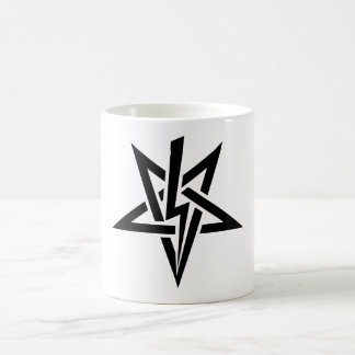 Single Black Anton Szandor LaVey Sigil-Mok Koffiemok