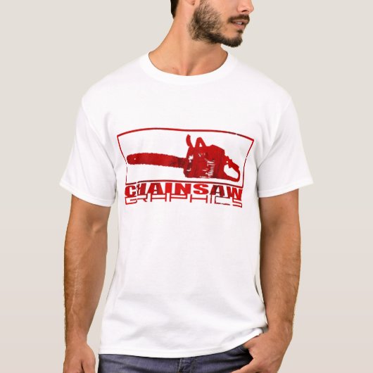 Single Chainsee Graphics logo T-shirt (Voorkant)