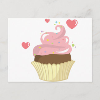 Single Cupcake Briefkaart