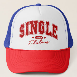 Single en fantastische anti Valentijnsdag Trucker Pet