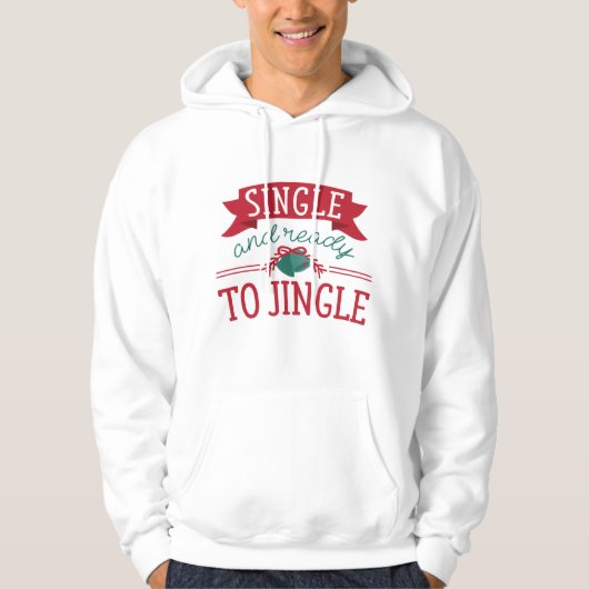 Single en klaar om te springen hoodie (Voorkant)