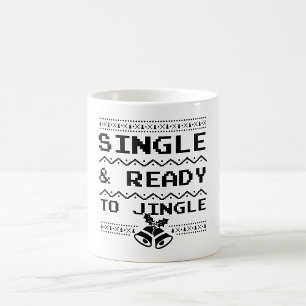 Single en klaar om te springen koffiemok