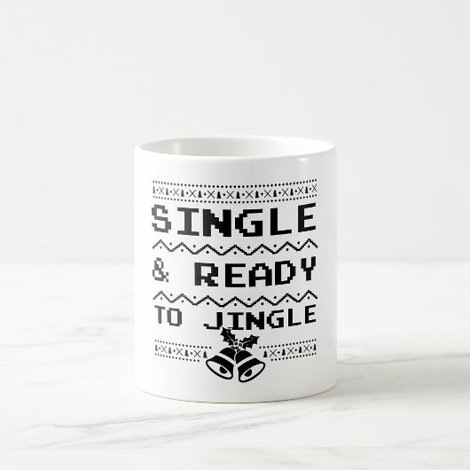 Single en klaar om te springen koffiemok
