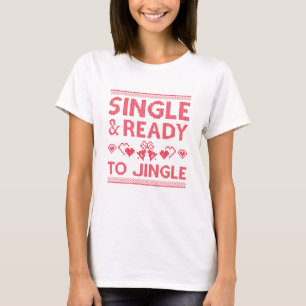Single en klaar om te springen t-shirt