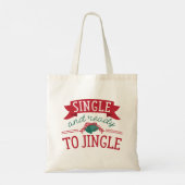 Single en klaar om te springen tote bag (Achterkant)