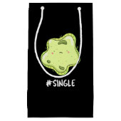 #Single Funny Solo Cell Biology Pun Dark BG Klein Cadeauzakje (Voorkant)