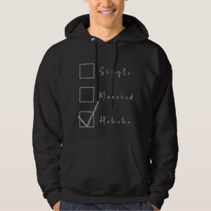 SINGLE, GETROUWD, Hehehe Grappige Relatie Hoodie