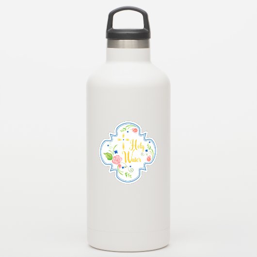 Single Holy Water Bottle Sticker (Waterfles)