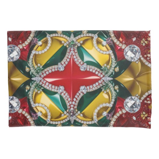 Single Kussensloop met Los Angeles kleuren (Voorkant)