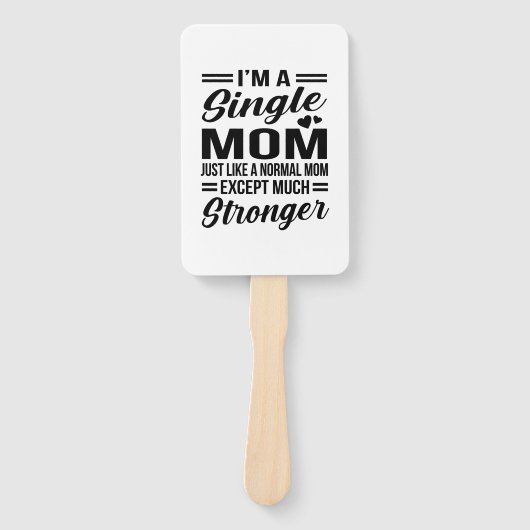 Single Ma Veel sterker Handwaaier (Voorkant)