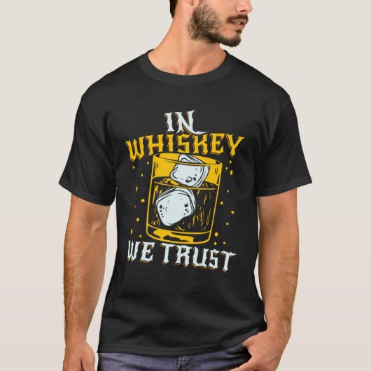 Single Malt Humor  Irish Scotch Whiskey T-shirt (Voorkant)