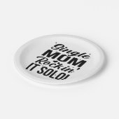 Single Mam Rockin It Solo Papieren Bordje (Gekanteld)
