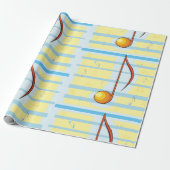 Single Musical Note Cadeaupapier (Uitgerold)