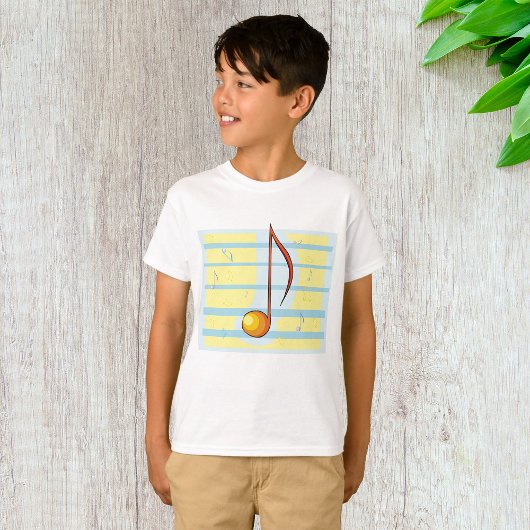 Single Musical Note T-shirt