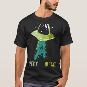 Single of Taken Alien UFO UFO Alien Ontvoering VIN T-shirt