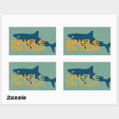 Single on Tour Rechthoekige Sticker (Vel)