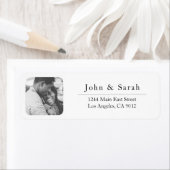 Single Photo Template Return Label Stickers (Insitu)