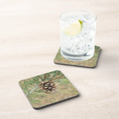 Single Pine Cone-Onderzetters Bier Onderzetter (Rechterzijde)