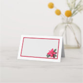 Single Pointsettia Traditioneel ontwerp (Achterkant)