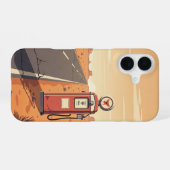 Single Pump Stop iPhone 16 Hoesje (Achterkant horizontaal)